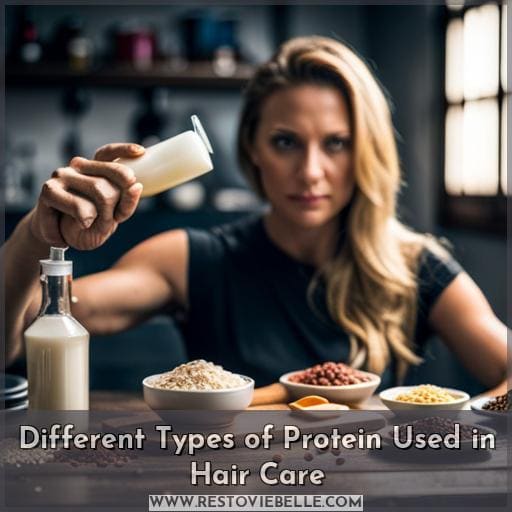 Different Types of Protein Used in Hair Care