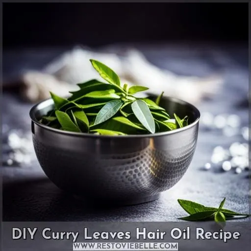 DIY Curry Leaves Hair Oil Recipe