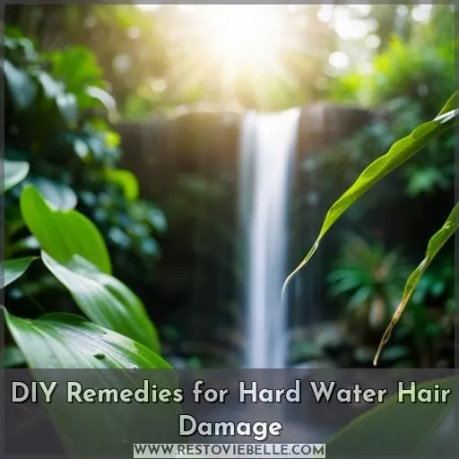 DIY Remedies for Hard Water Hair Damage