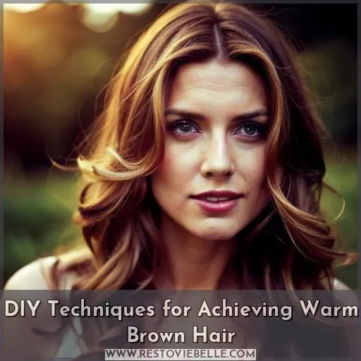 DIY Techniques for Achieving Warm Brown Hair