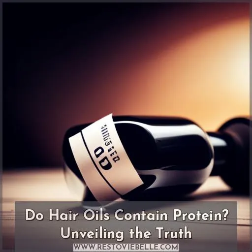 do hair oils contain protein