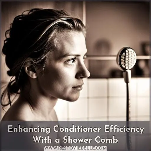 Enhancing Conditioner Efficiency With a Shower Comb