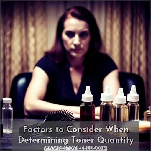 Factors to Consider When Determining Toner Quantity