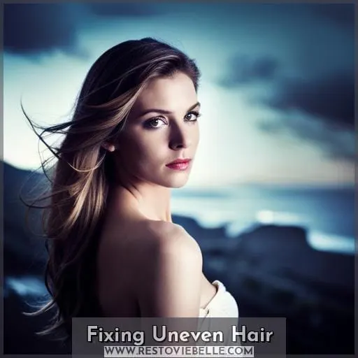 Fixing Uneven Hair