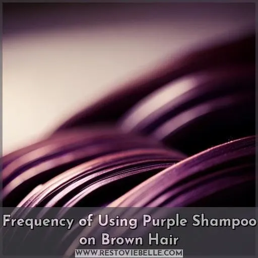 Frequency of Using Purple Shampoo on Brown Hair