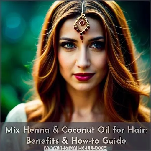 henna hair mixed with oil