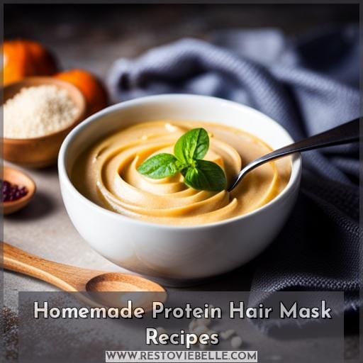 Homemade Protein Hair Mask Recipes