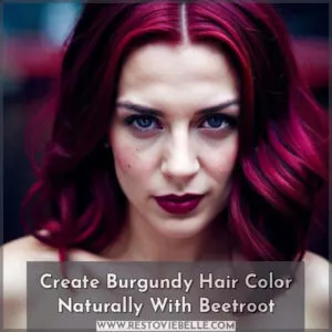 how do i dye my hair burgundy with beetroot