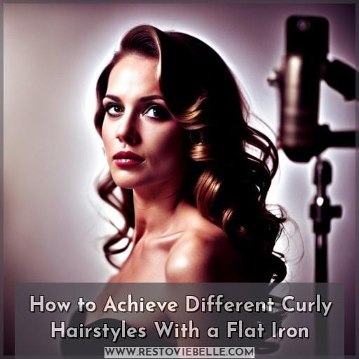 How to Achieve Different Curly Hairstyles With a Flat Iron