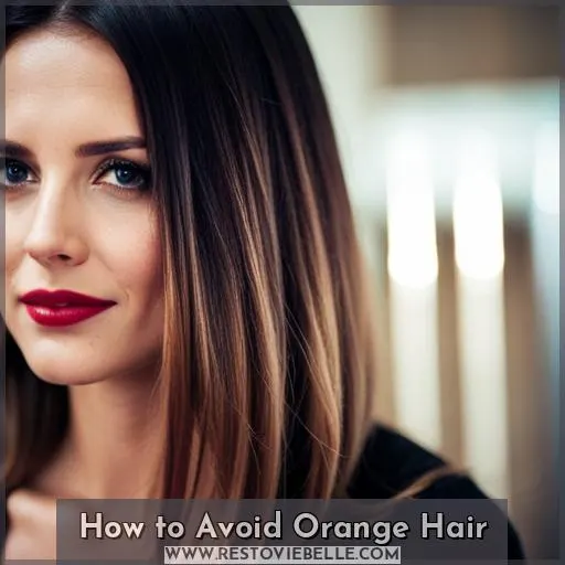 How to Avoid Orange Hair