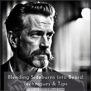 how to blend sideburns into beard