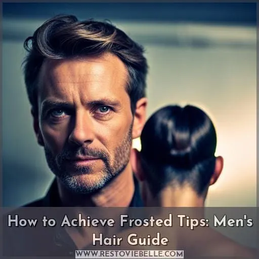 how to do frosted tips on mens hair