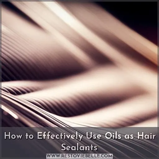 How to Effectively Use Oils as Hair Sealants