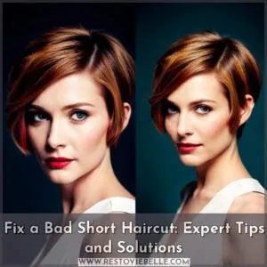 how to fix a bad short haircut