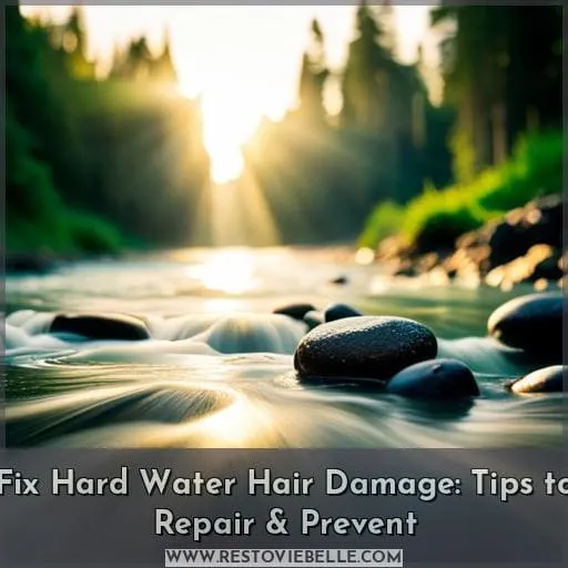 how to fix hard water hair damage