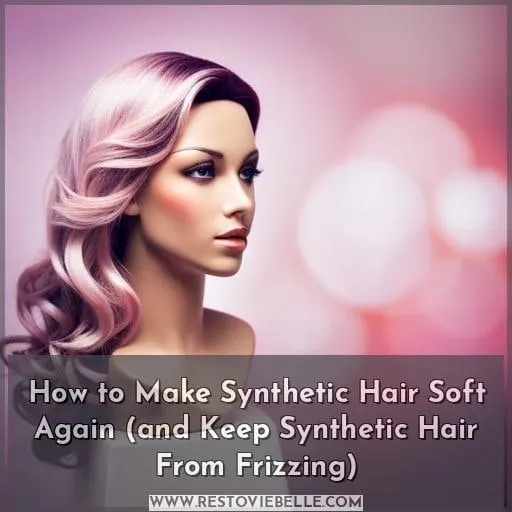 How to Make Synthetic Hair Soft Again (and Keep Synthetic Hair From Frizzing)