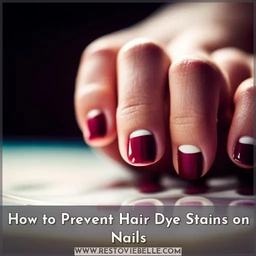 How to Prevent Hair Dye Stains on Nails