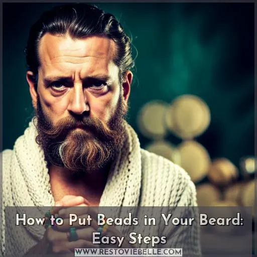 how to put beads in beard