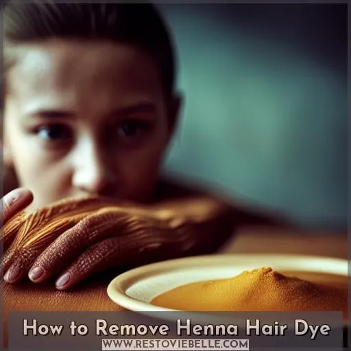 How to Remove Henna Hair Dye