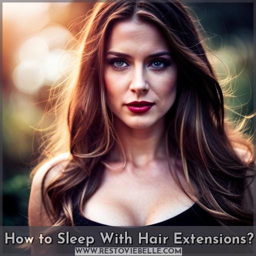 How to Sleep With Hair Extensions