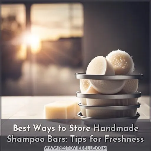 how to store shampoo bars
