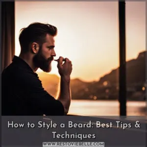 how to style a beard