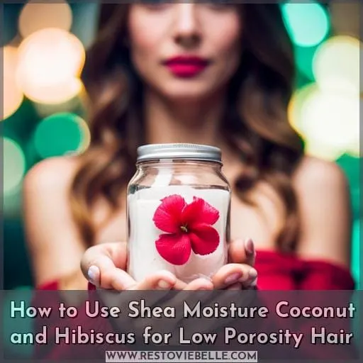 How to Use Shea Moisture Coconut and Hibiscus for Low Porosity Hair