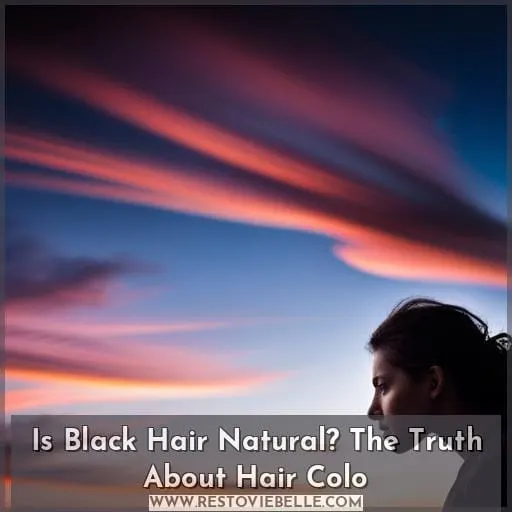 is black a natural hair color