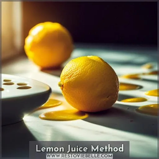 Lemon Juice Method