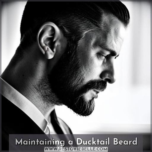 Maintaining a Ducktail Beard Maintaining a Ducktail Beard