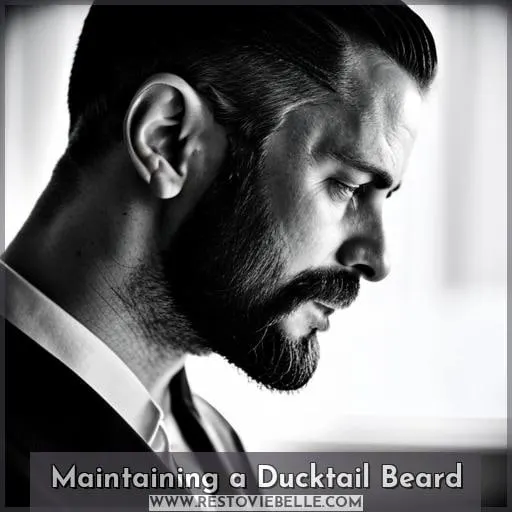 Maintaining a Ducktail Beard