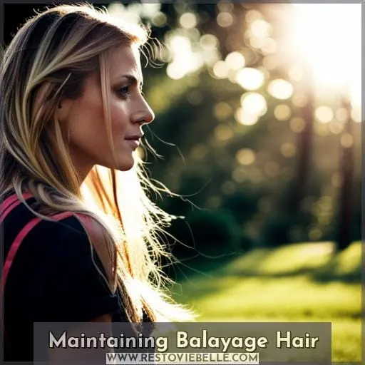 Maintaining Balayage Hair