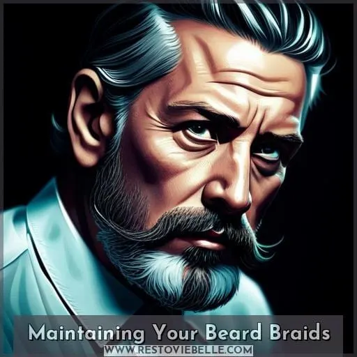 Maintaining Your Beard Braids