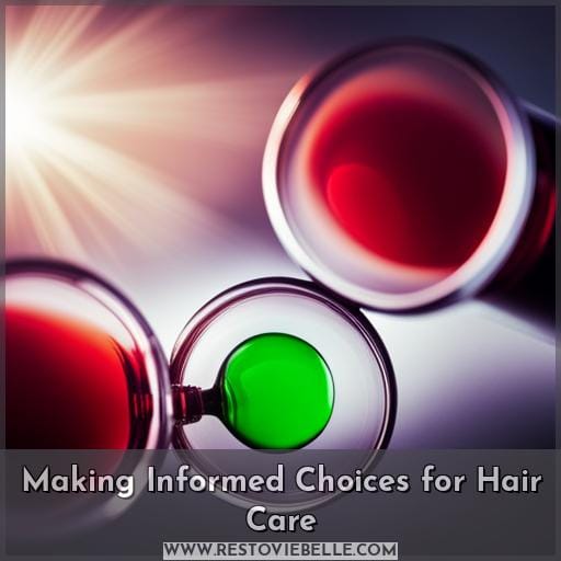 Making Informed Choices for Hair Care
