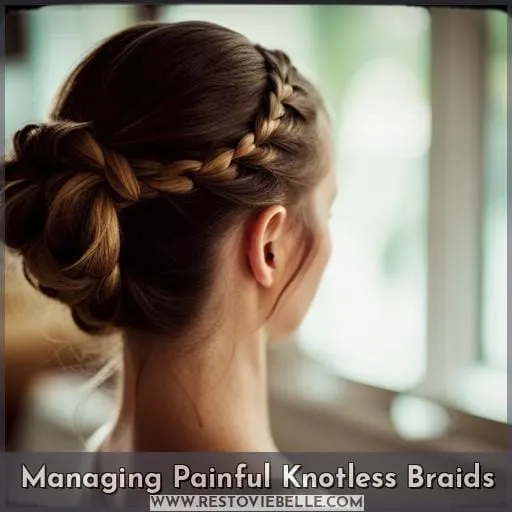 Managing Painful Knotless Braids
