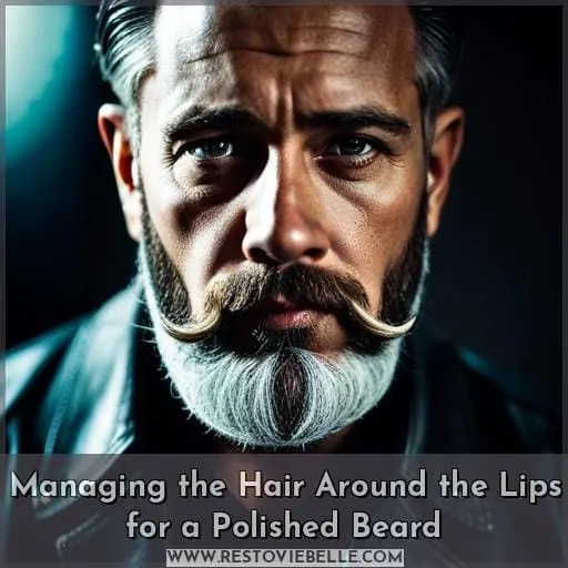 Managing the Hair Around the Lips for a Polished Beard