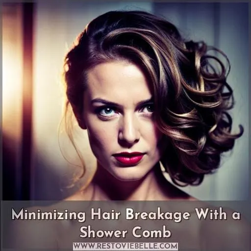 Minimizing Hair Breakage With a Shower Comb
