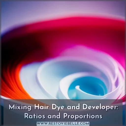 Mixing Hair Dye and Developer: Ratios and Proportions