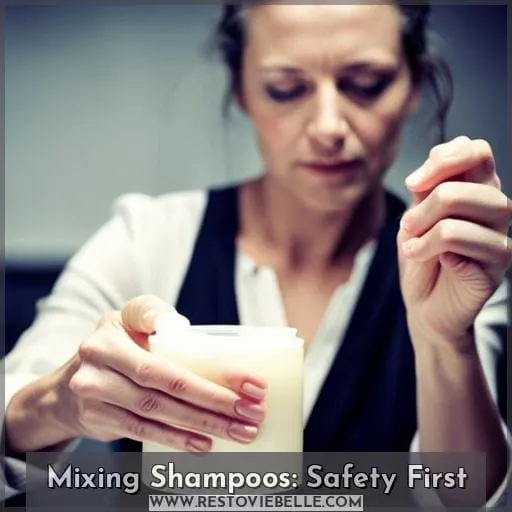 Mixing Shampoos: Safety First