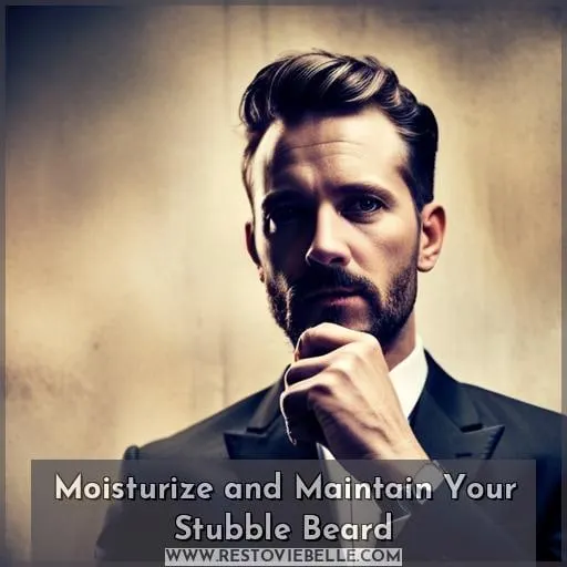 Moisturize and Maintain Your Stubble Beard