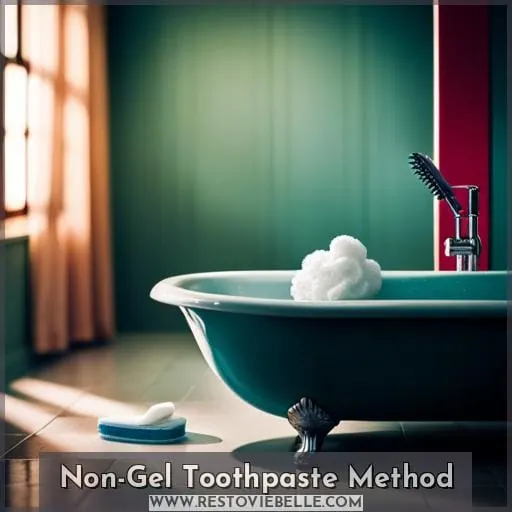 Non-Gel Toothpaste Method