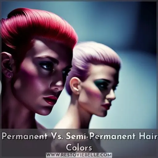 Permanent Vs. Semi-Permanent Hair Colors