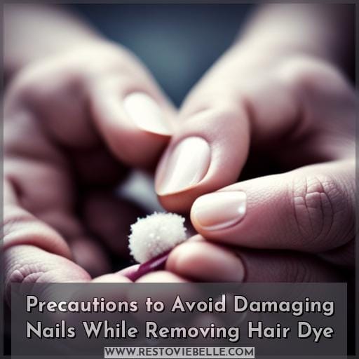 Precautions to Avoid Damaging Nails While Removing Hair Dye Precautions to Avoid Damaging Nails While Removing Hair Dye