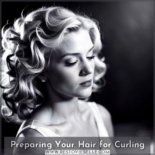 Preparing Your Hair for Curling