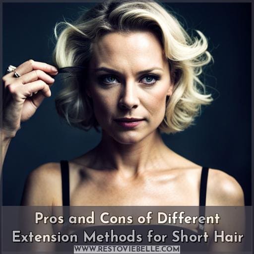 Pros and Cons of Different Extension Methods for Short Hair