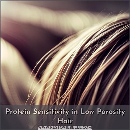 Protein Sensitivity in Low Porosity Hair