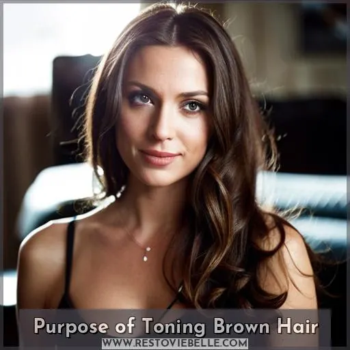 Purpose of Toning Brown Hair