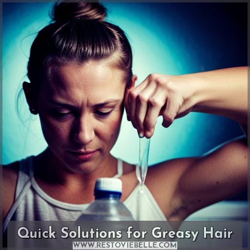 Quick Solutions for Greasy Hair Quick Solutions for Greasy Hair