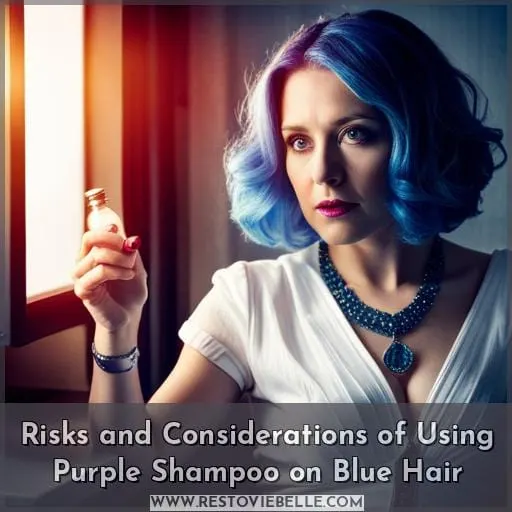Risks and Considerations of Using Purple Shampoo on Blue Hair