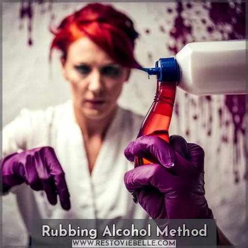 Rubbing Alcohol Method